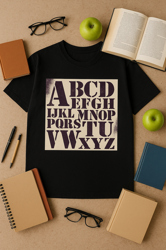 A-Z Educational Flat Lay