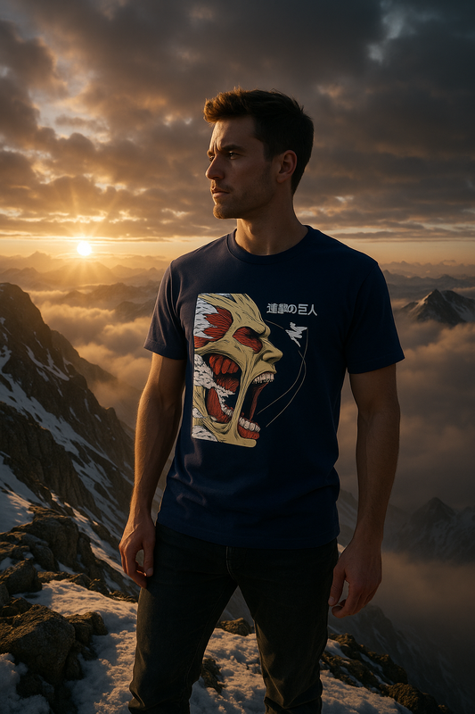 Attack on Titans 17 Mountain Peak Mockup
