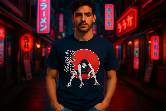 Luffy OG Street Style Mockup