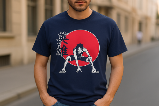 Luffy Person Mockup