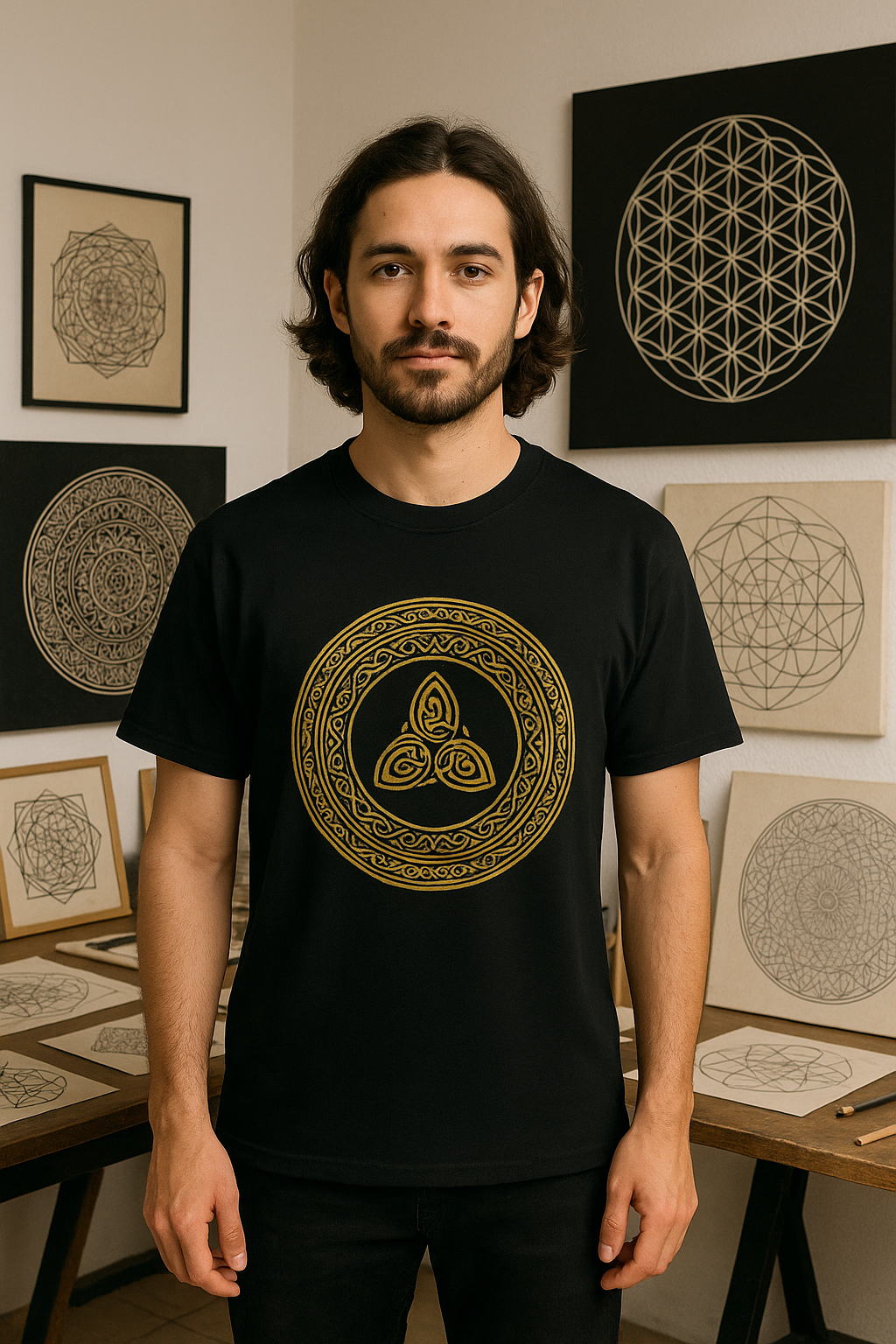 Mandala Art Studio Mockup