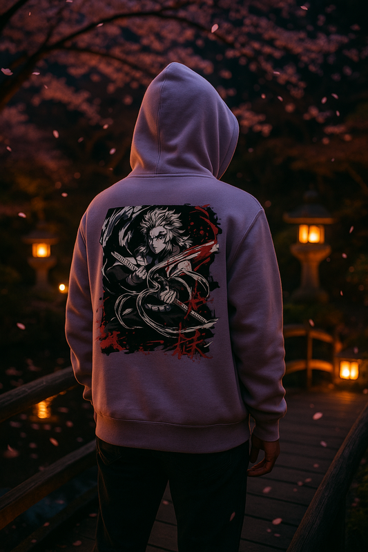 #TOT Hoodie Demon Slayer Back Design Mockup