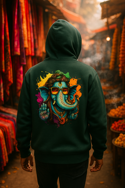 #TOT Hoodie Ganesha 2 Back Design Mockup